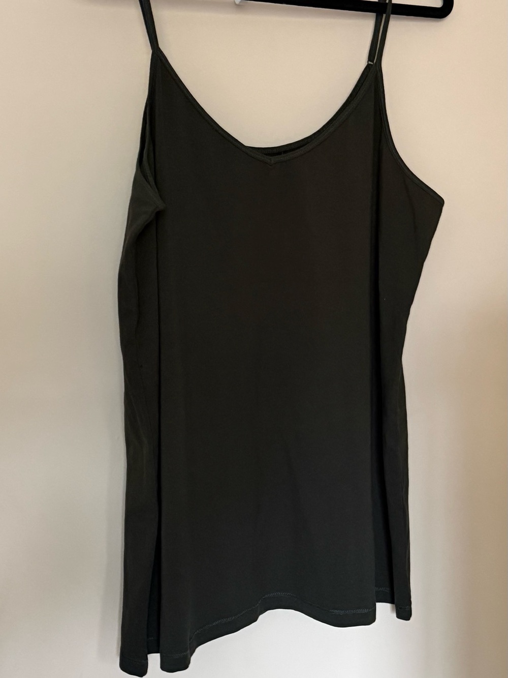 Addition Elle olive green Camisole reversible Slip with Thin Straps